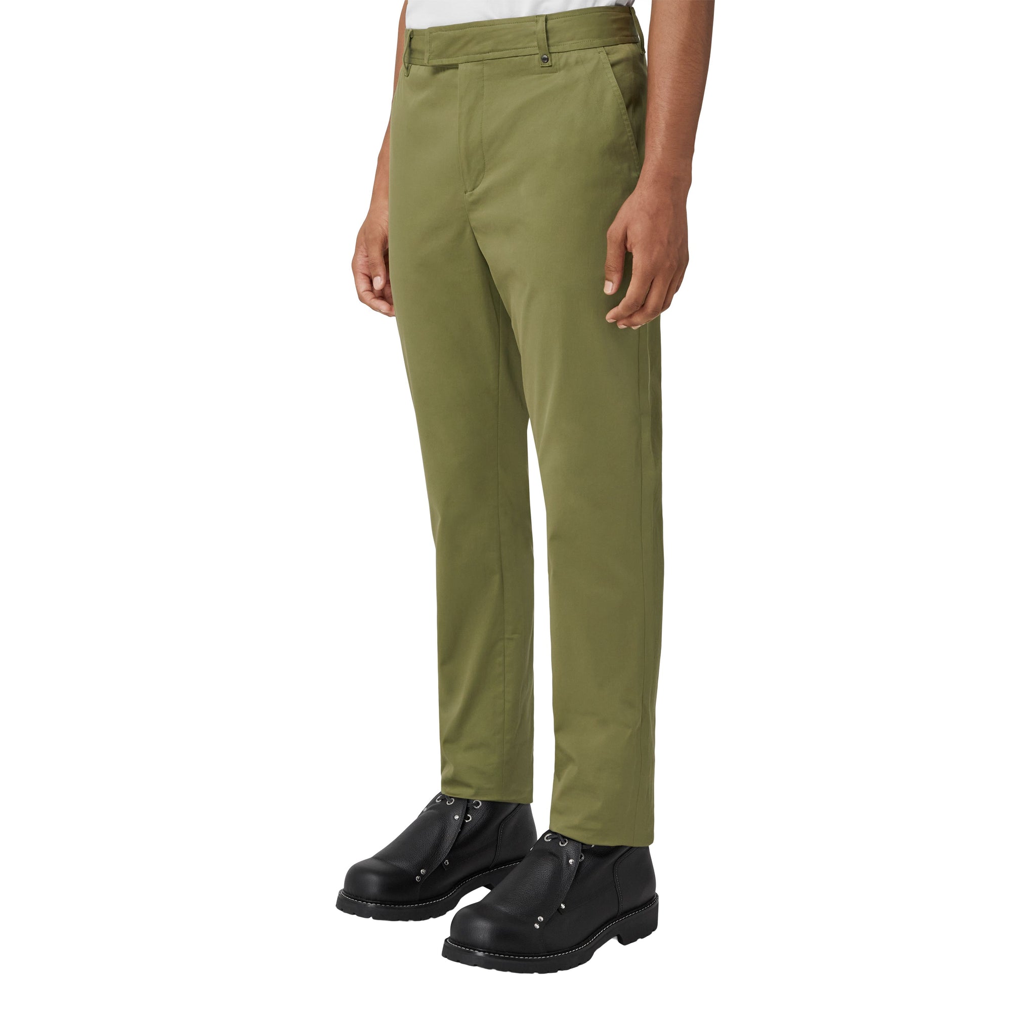 1 qty Pantalon chino extensible à motif monogramme - Spruce Green