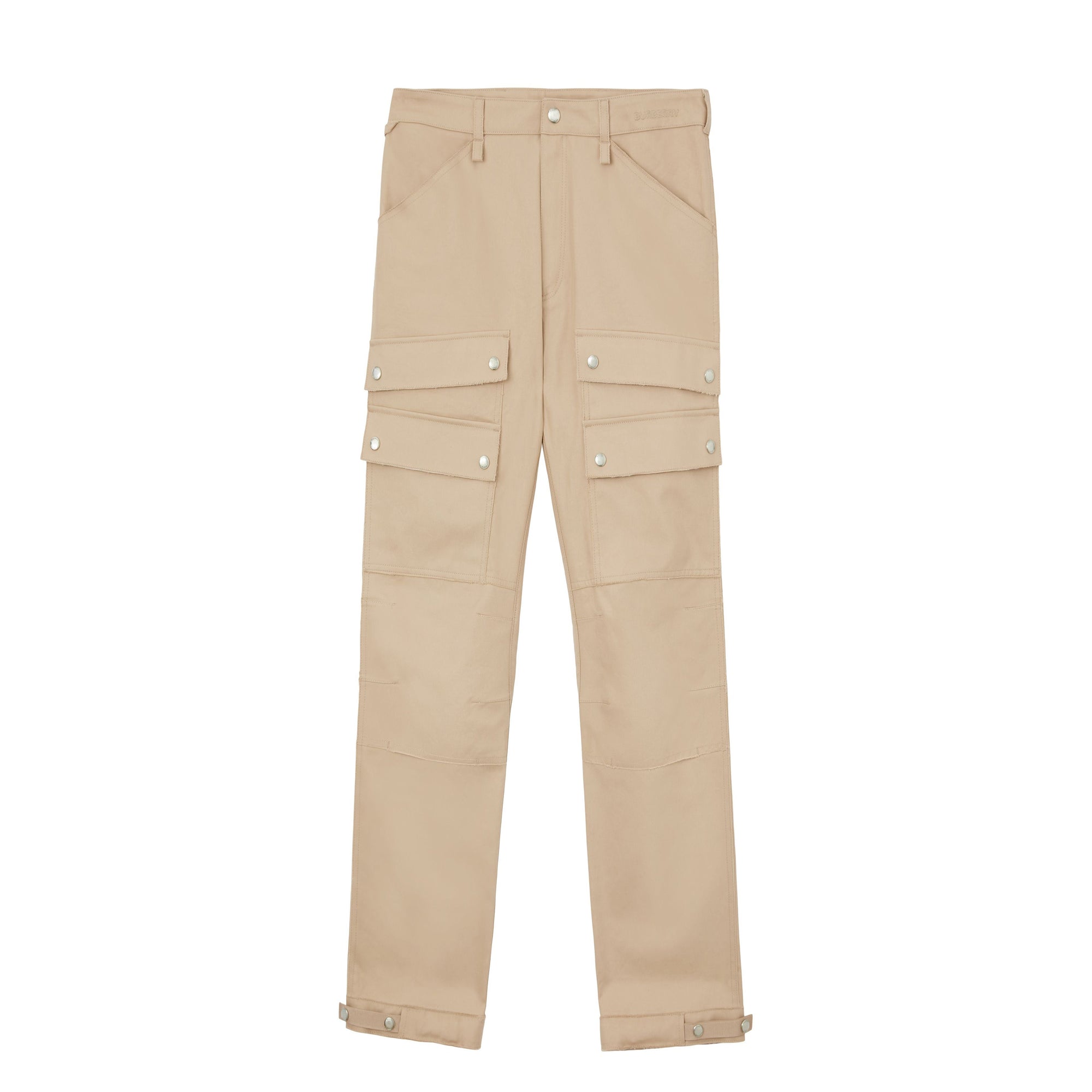 2 qty Pantalon cargo à logo brodé - Soft Fawn