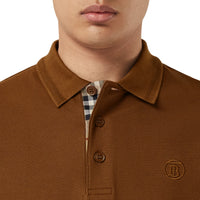 9 qty Polo à motif Monogram - Dark Birch Brown