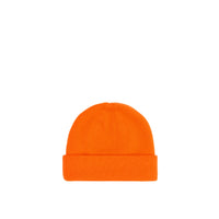 1 qty Bonnet en cachemire à écusson feuille de chêne brodé - Bright Orange