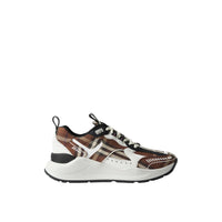 1 qty Sneakers en cuir et coton à motif Vintage check - Dark Birch Brown Check