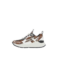 1 qty Sneakers en cuir et coton à motif Vintage check - Dark Birch Brown Check