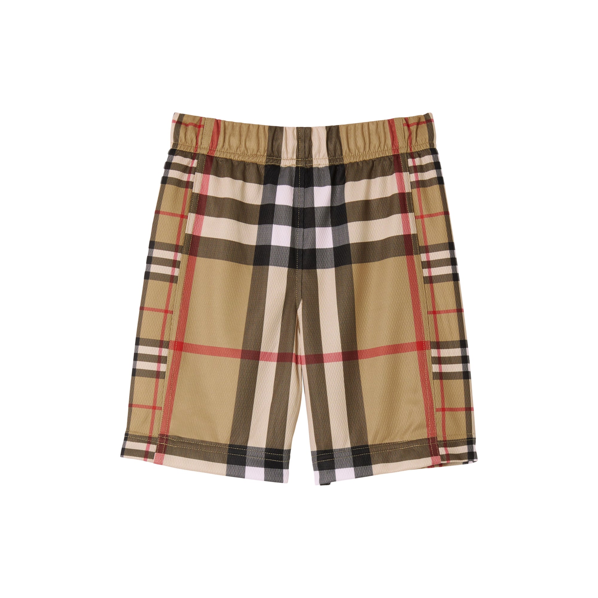 23 qty Short en mesh à motif check - Archive Beige Check