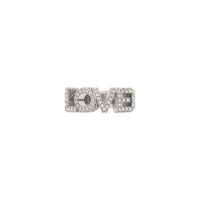 7 qty Bague Love en cristaux - Palladio & Crystal