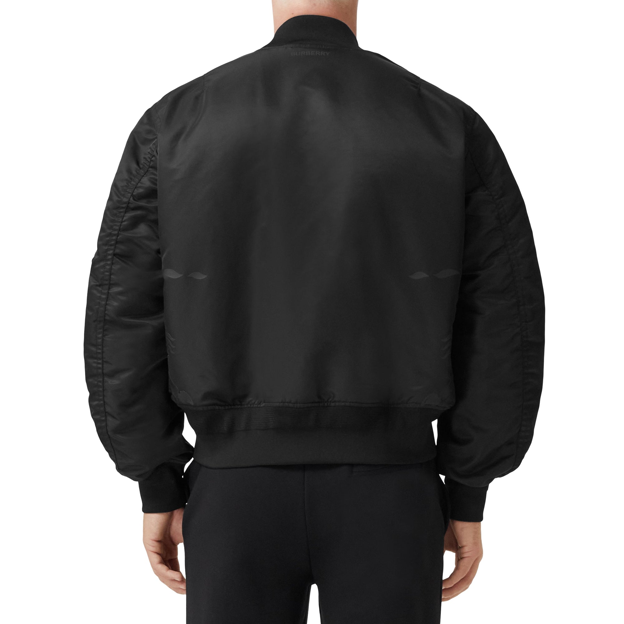 7 qty Blouson aviateur imprimé à motif cavalier - Black