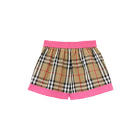 1 qty Short en coton mélangé à à motif Vintage check - Bubblegum Pink