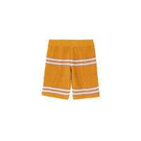 29 qty Short en maille pointelle à rayures emblématiques - Marigold