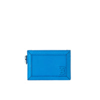 7 qty Porte-cartes TB en cuir grainé à lanière - Vivid Blue