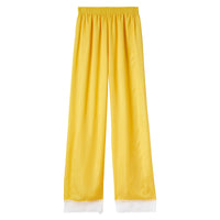 18 qty Pantalon ample en satin - Dandelion Yellow