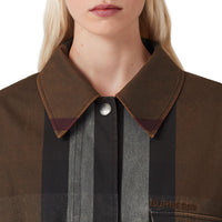 2 qty Veste utilitaire à motif check - Dark Birch Brown Check