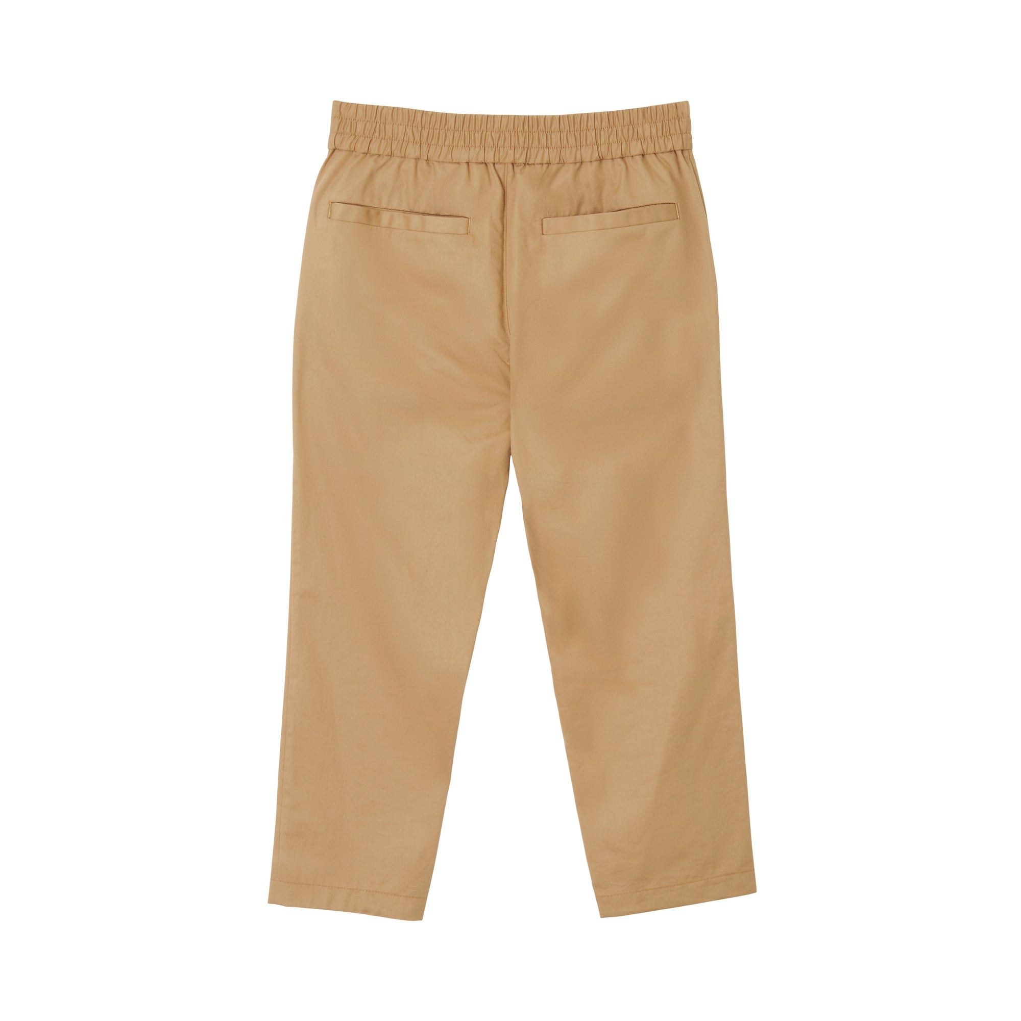 2 qty Pantalon chino en coton sergé à motif cavalier - Archive Beige