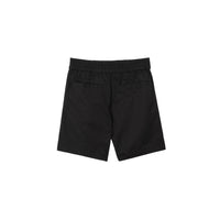 1 qty Short chino en sergé de coton à motif cavalier - Black