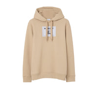 2 qty Sweat à capuche en coton et étiquette Prorsum - Soft Fawn