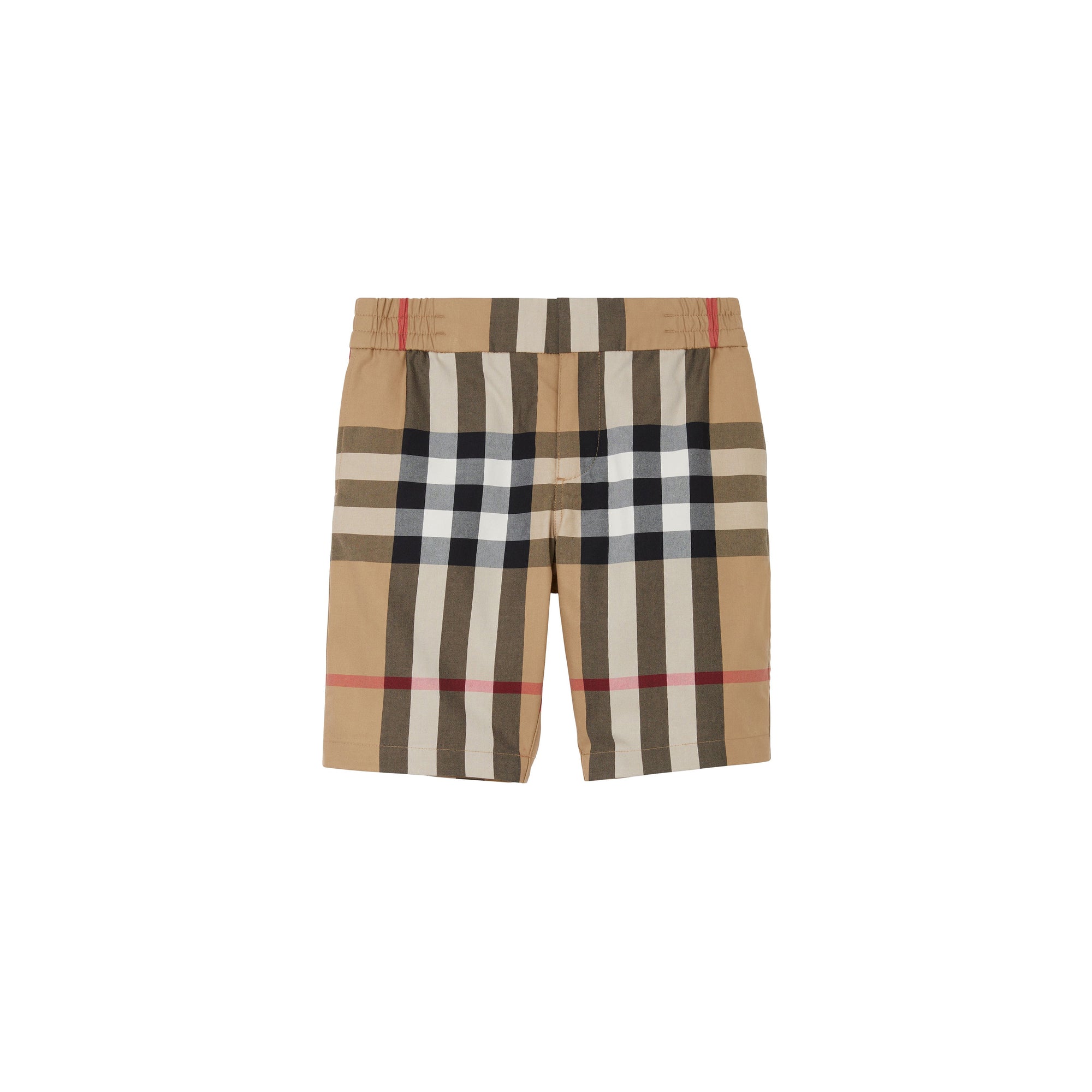 34 qty Short en coton à motif check - Archive Beige Check