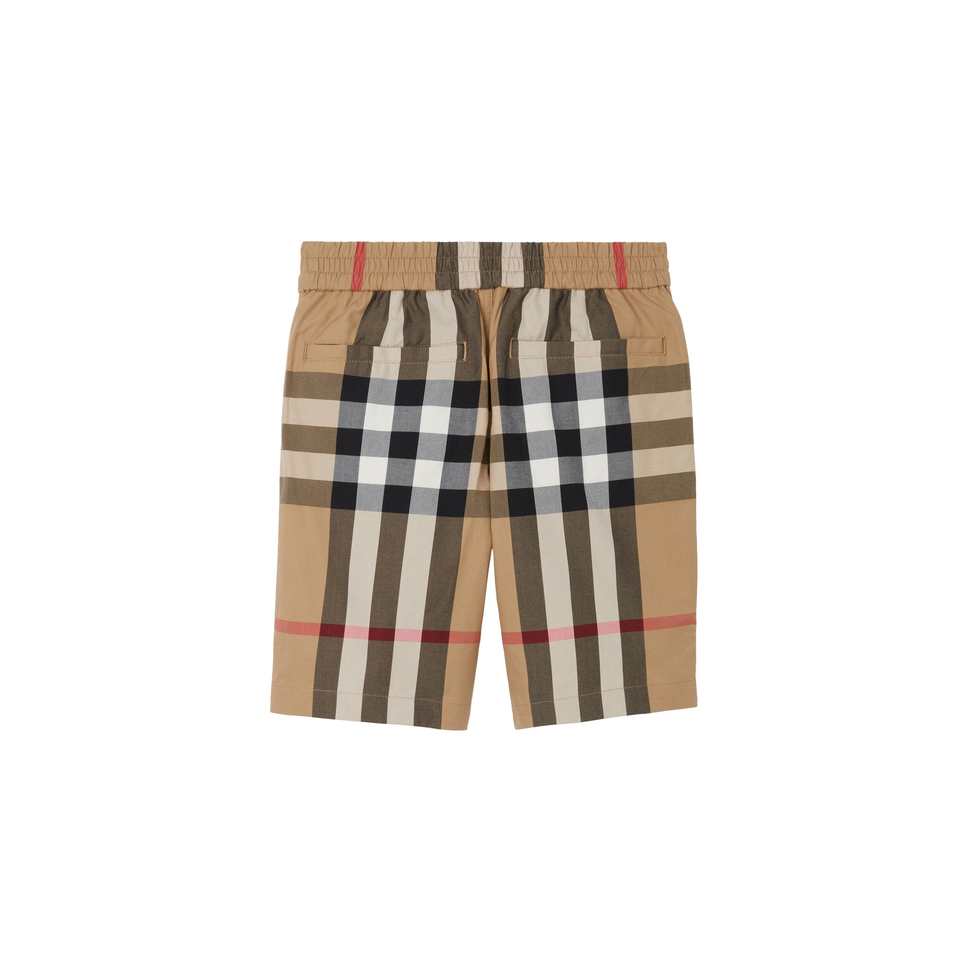 34 qty Short en coton à motif check - Archive Beige Check