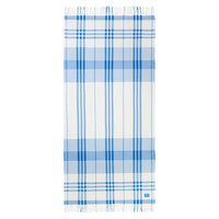 67 qty Drap de plage à motif check - Vivid Blue & White