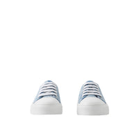 14 qty Sneakers en coton à écusson feuille de chêne - Pale Blue