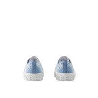 14 qty Sneakers en coton à écusson feuille de chêne - Pale Blue