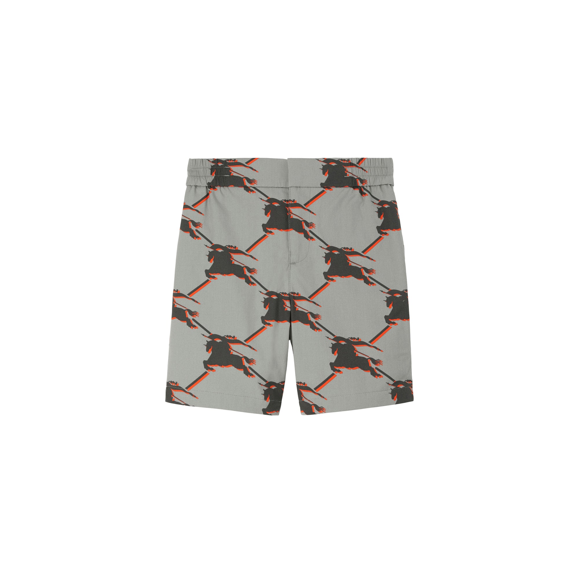 21 qty Short en coton stretch à motif cavalier - Cool Charcoal Grey