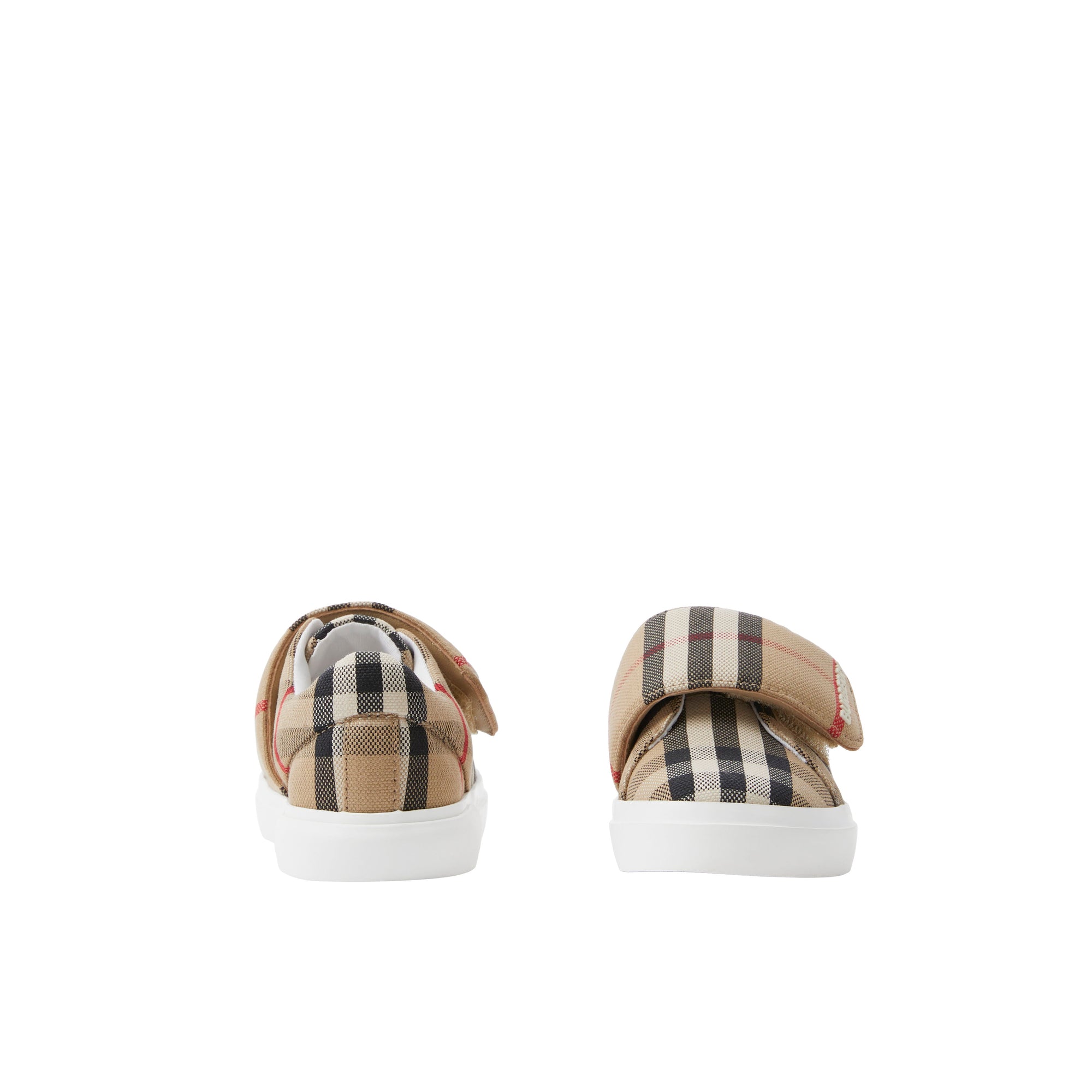 3 qty Sneakers en coton à motif check - Archive Beige Check