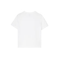 12 qty T-shirt en coton Thomas Bear - White & Charcoal Grey