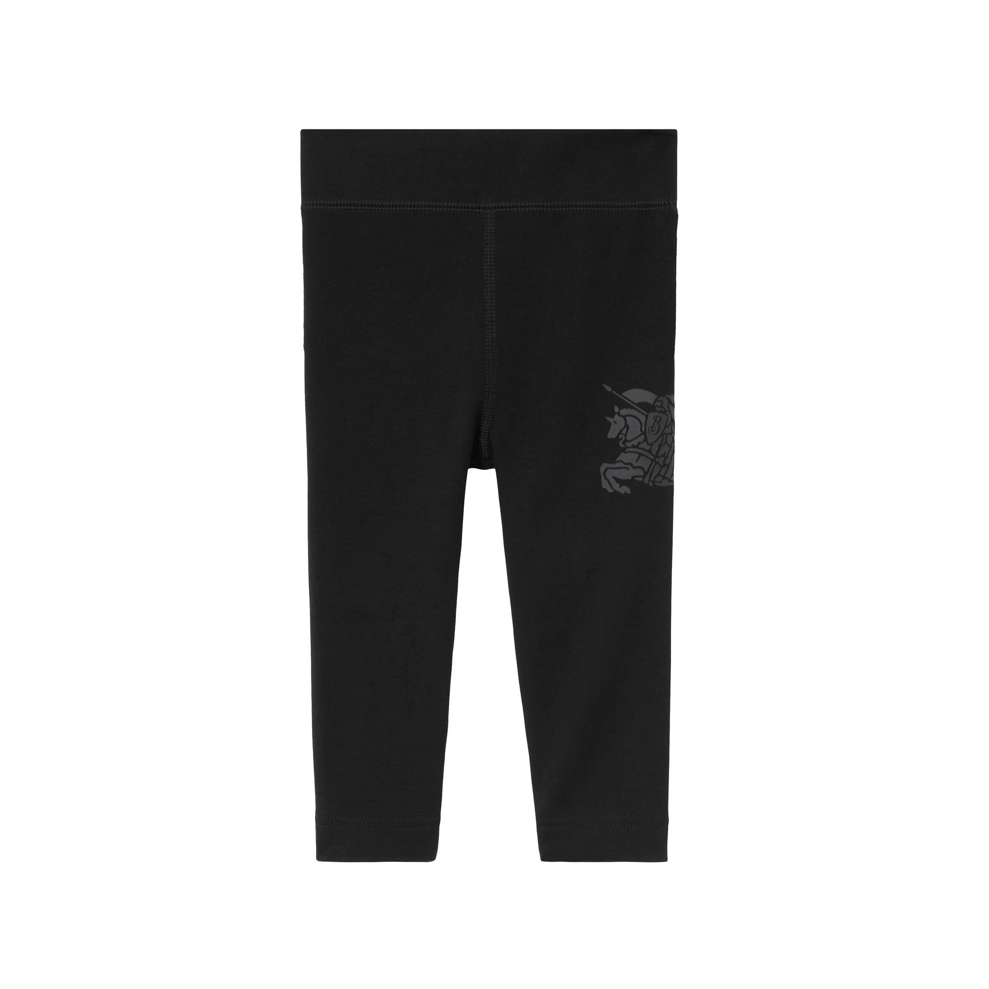 43 qty Legging en coton stretch à motif cavalier - Black