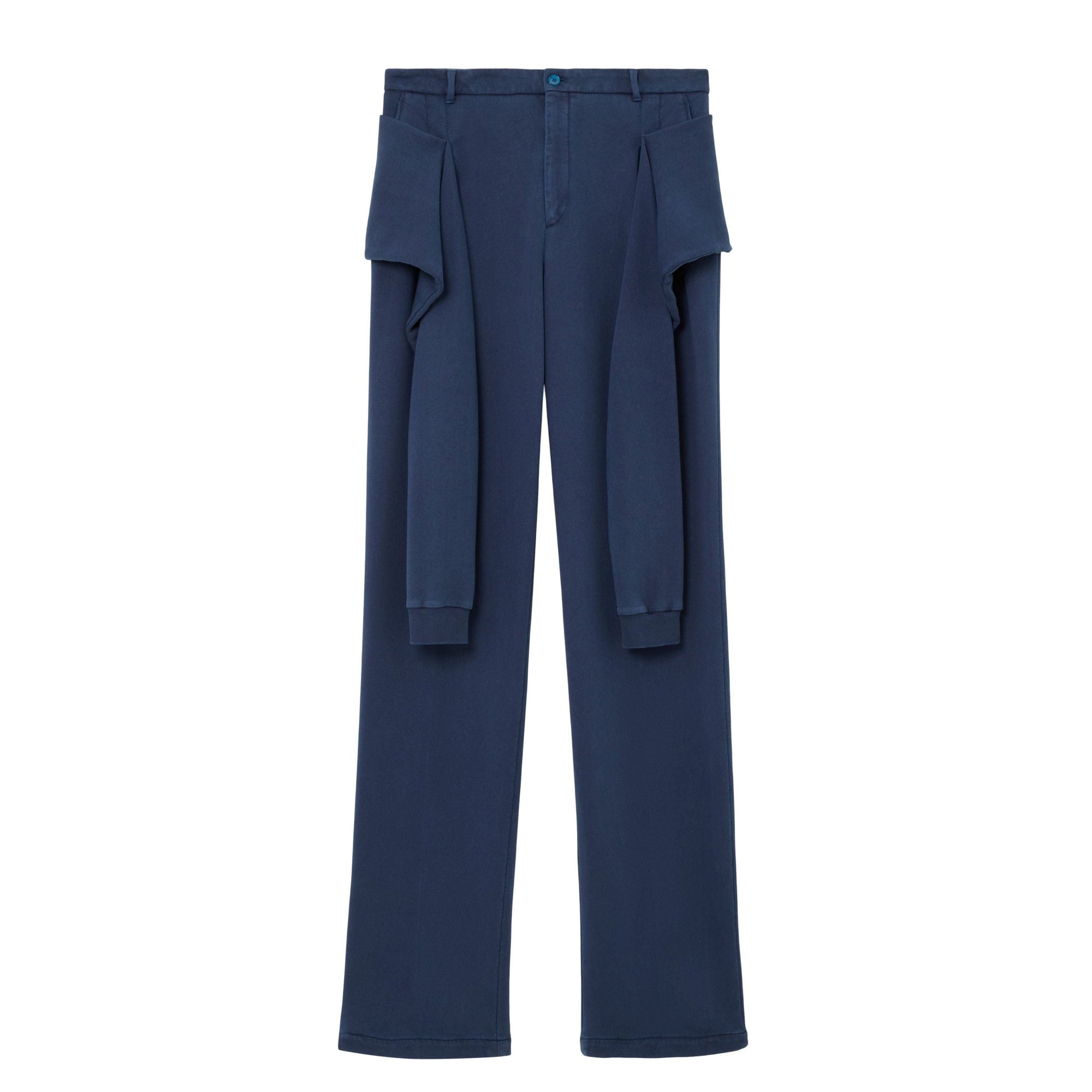 10 qty Pantalon déstructuré en coton - Muted Navy