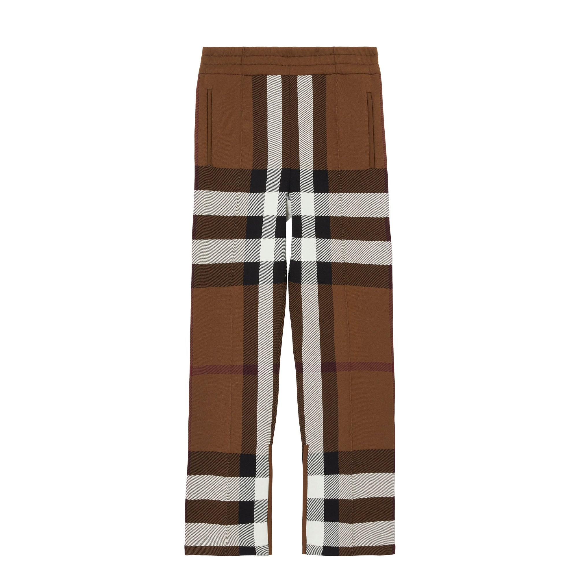 3 qty Pantalon de survêtement à motif check - Dark Birch Brown