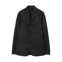 4 qty Veste de costume en satin - Black