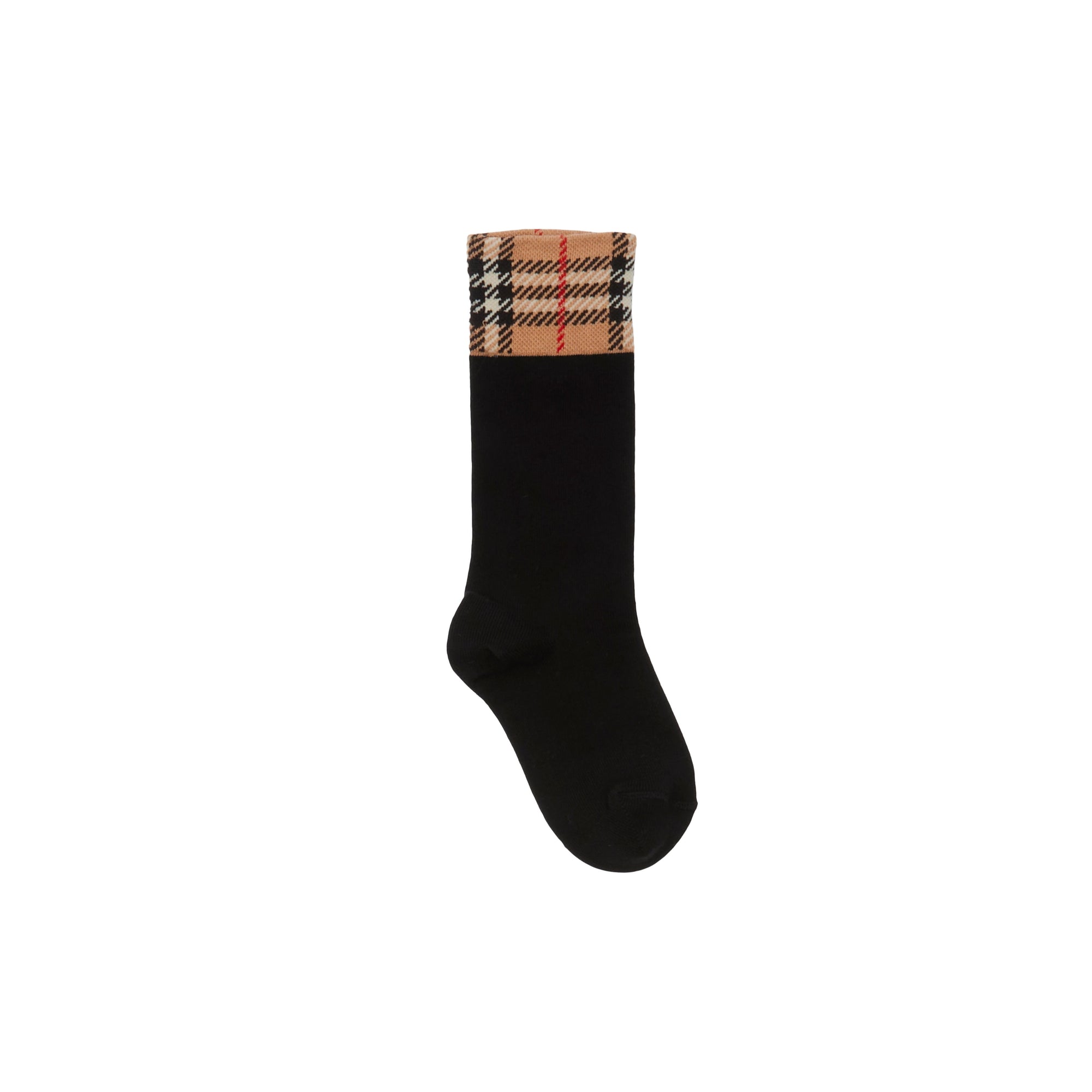 7 qty Set de deux paires de chaussettes à motif check - Black & White