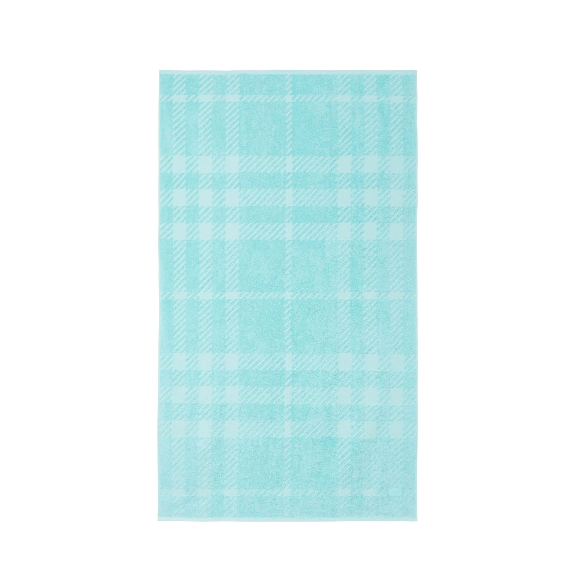 38 qty Serviette à motif check - Bright Topaz Blue