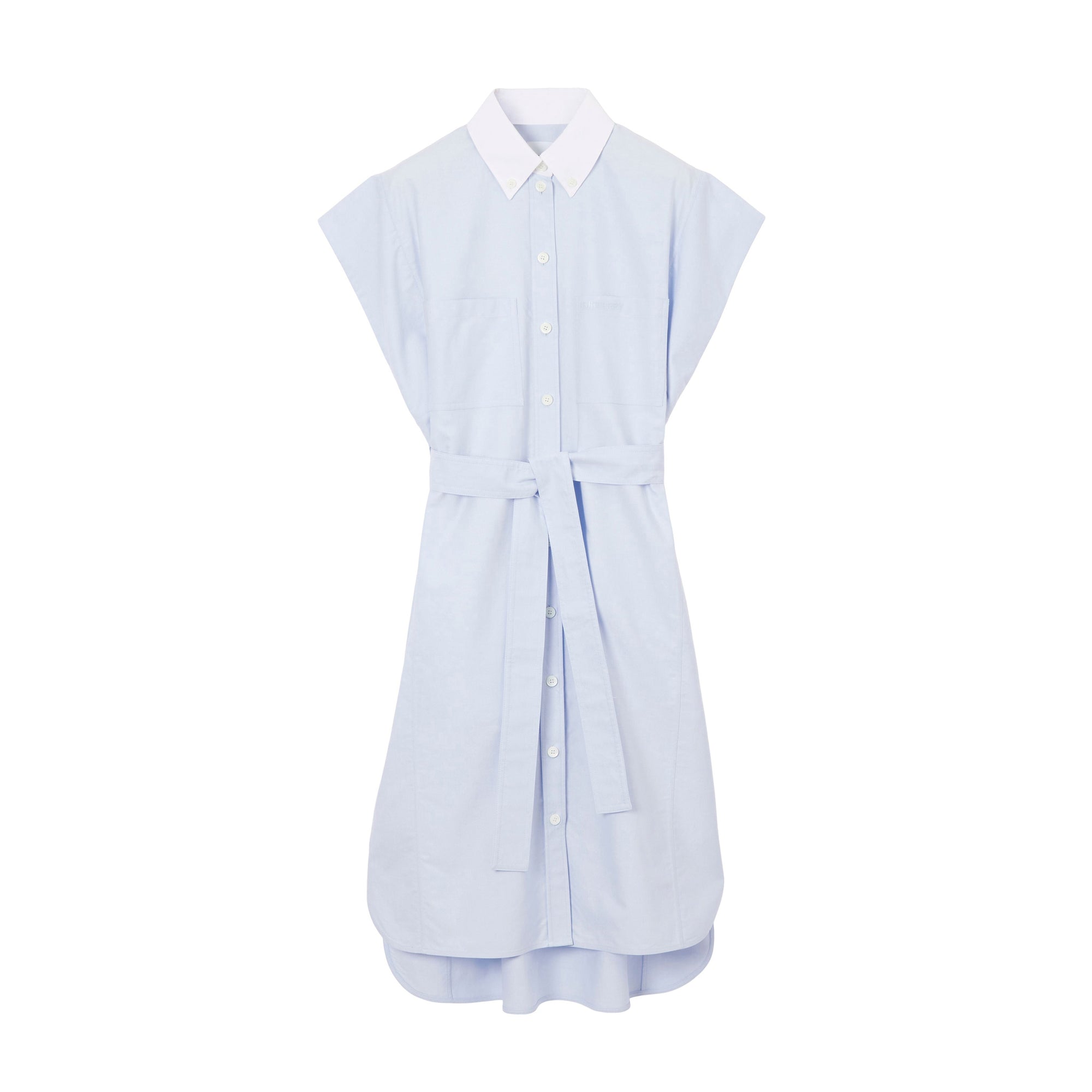 1 qty Robe chemise Oxford en coton - Pale Blue