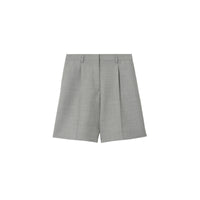 4 qty Short ajusté en laine - Light Grey Melange