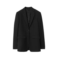 16 qty Veste tailleur oversize en sergé de laine - Black