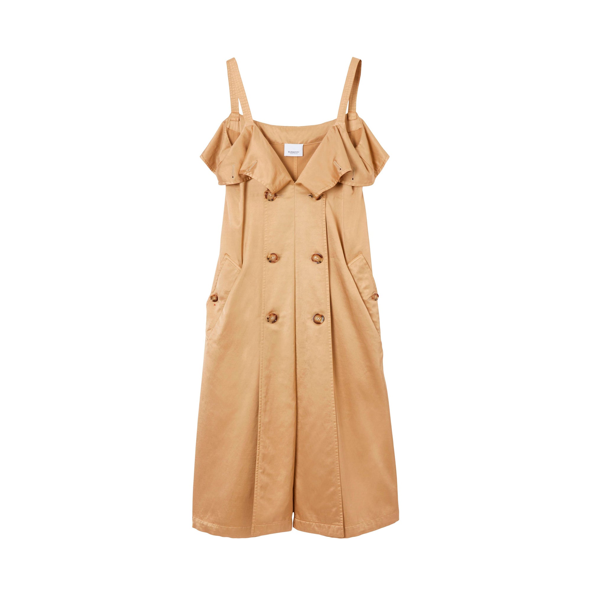 29 qty Robe trench à col V - Soft Fawn