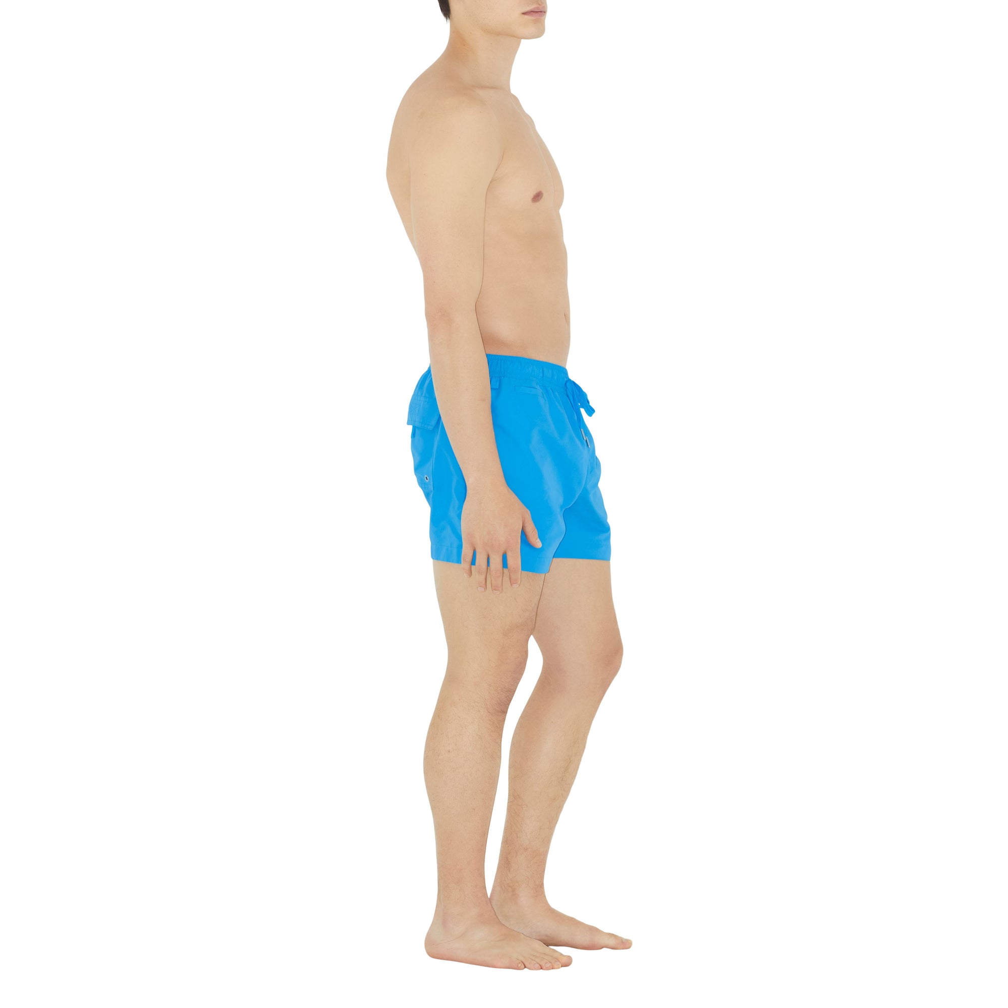 7 qty Short de bain à cordon de serrage - Bright Cerulean Blue