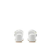 3 qty Sandales Monogram en cuir - Optic White