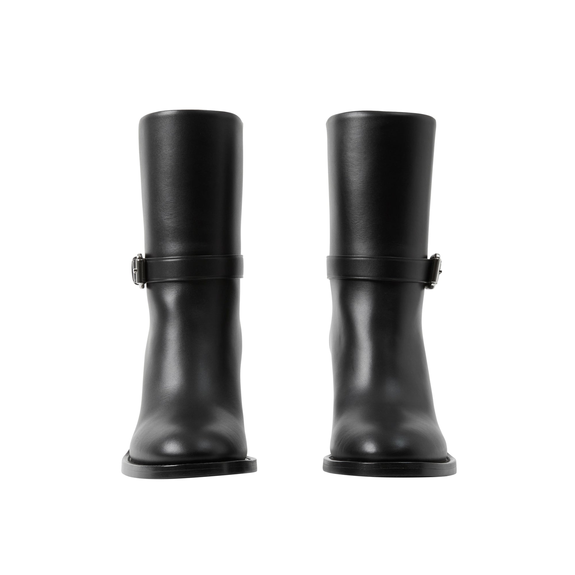 2 qty Bottines en cuir - Black