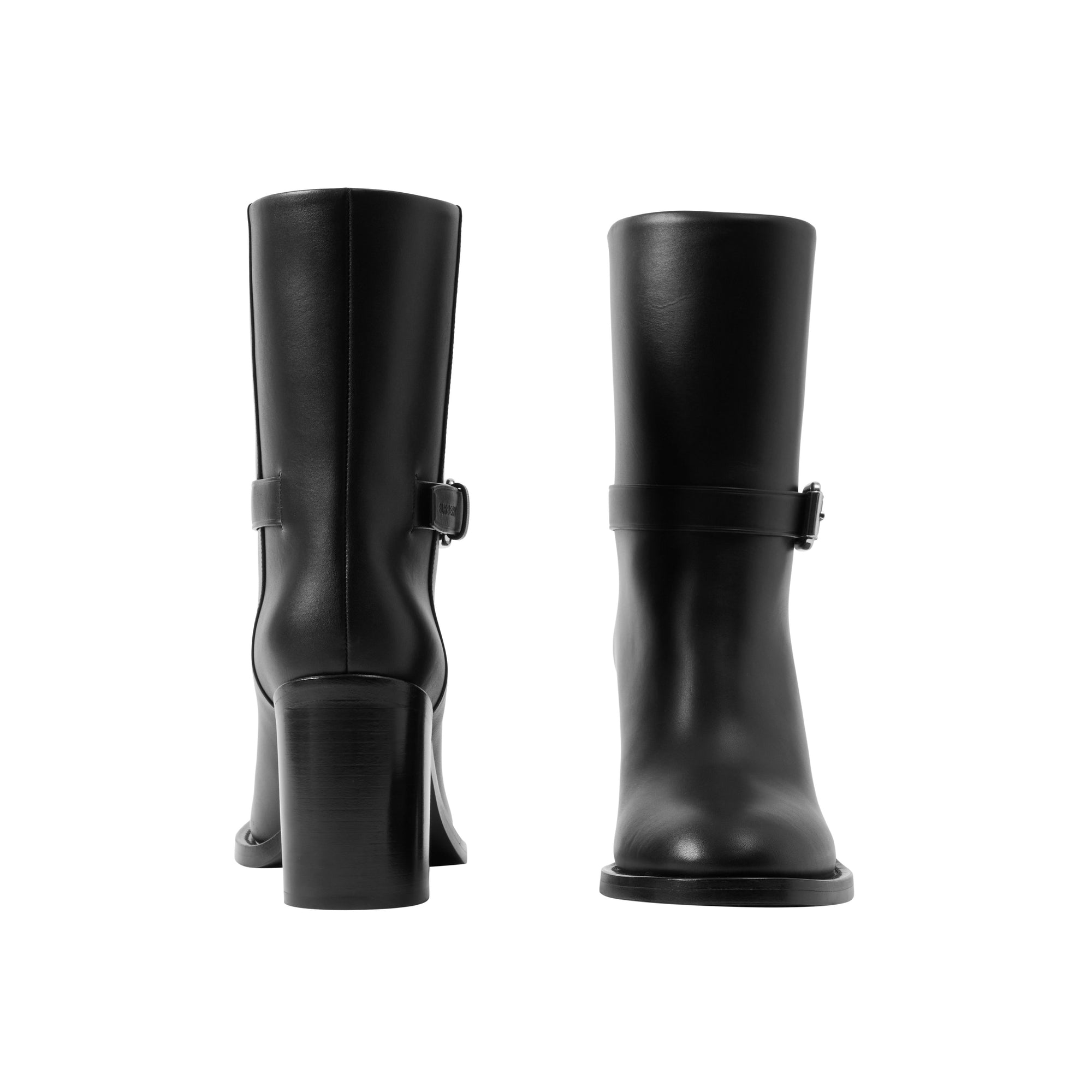 2 qty Bottines en cuir - Black