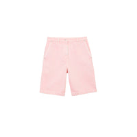 2 qty Short mi long à emblème cavalier brodé - Pale Pink