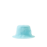 Crocheted bob hat - Bright Topaz Blue