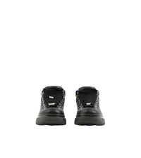 355 qty Bottes de randonnée en cuir - Black