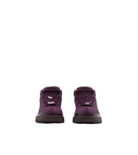 104 qty Bottines de randonnée en cuir - Aubergine