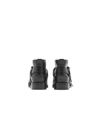 31 qty Bottines Strap en cuir - Black