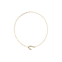 19 qty Collier Hook pavé - Gold & Clear