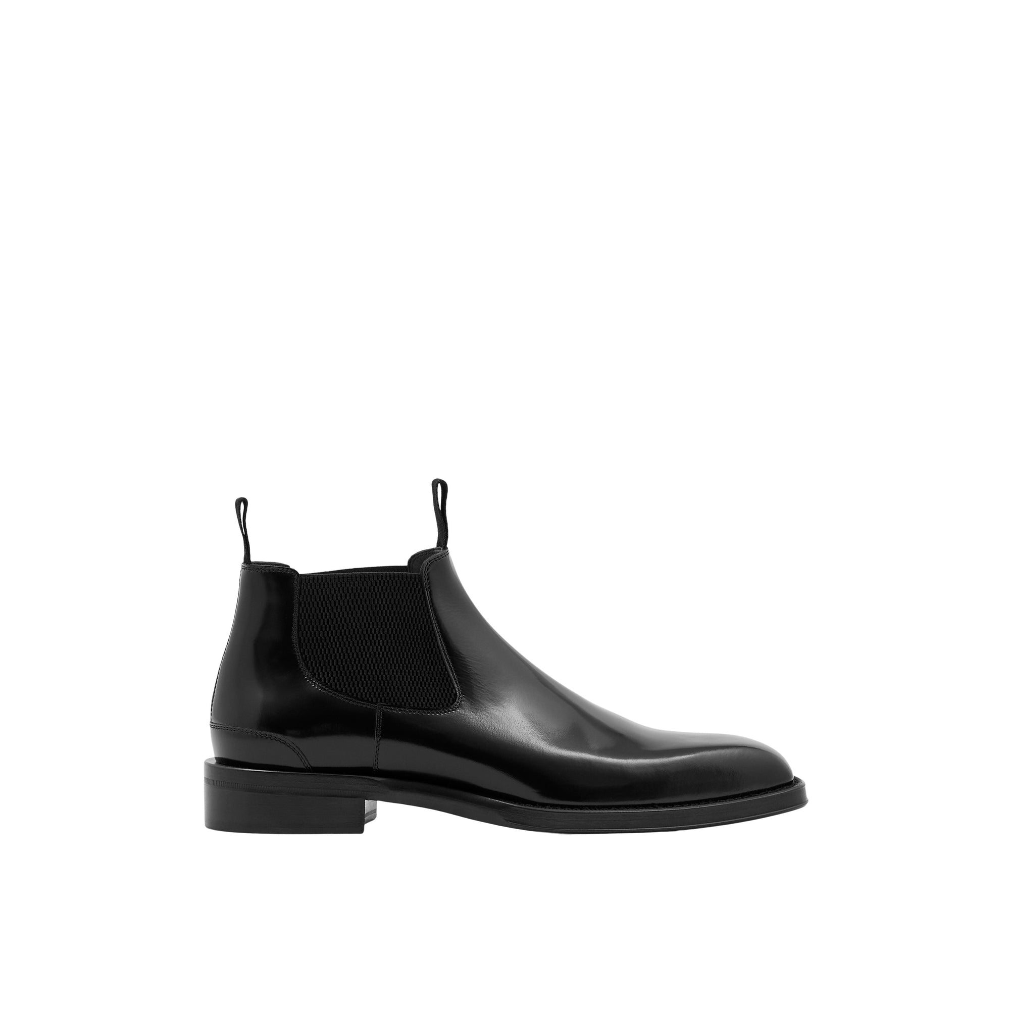 191 qty Bottines Chelsea en cuir - Black