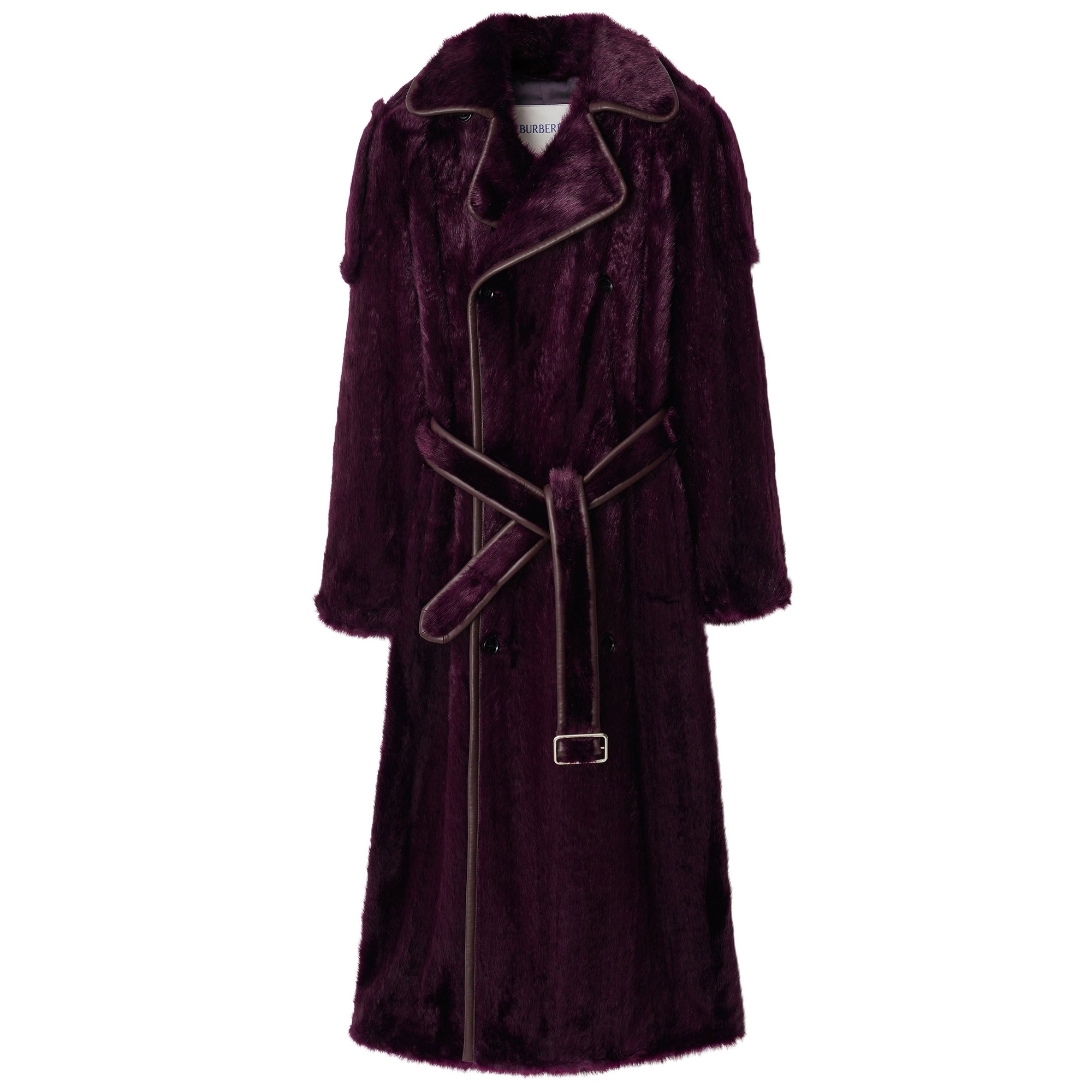 2 qty Trench-coat en fausse fourrure - Clove