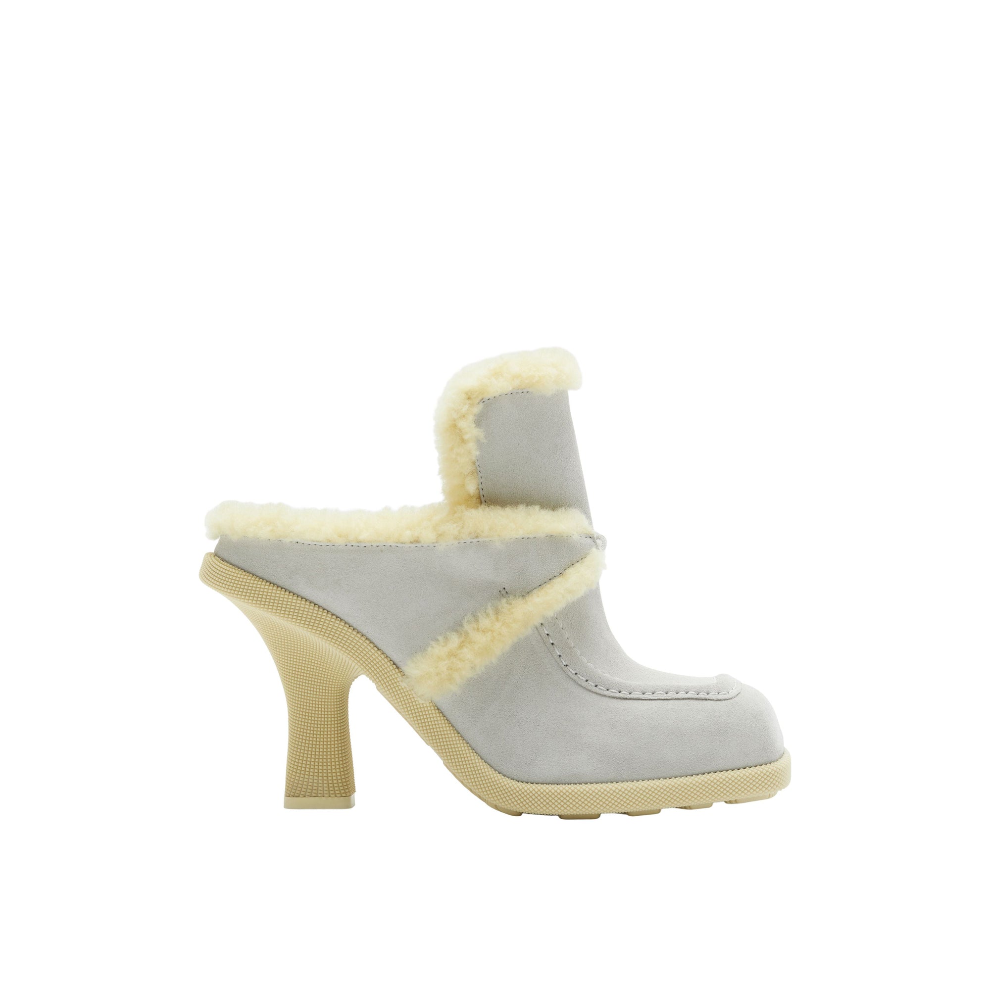 42 qty Mules Highland en cuir velours et shearling - Foam & Butter