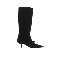 6 qty Bottes Storm en cuir velours - Black