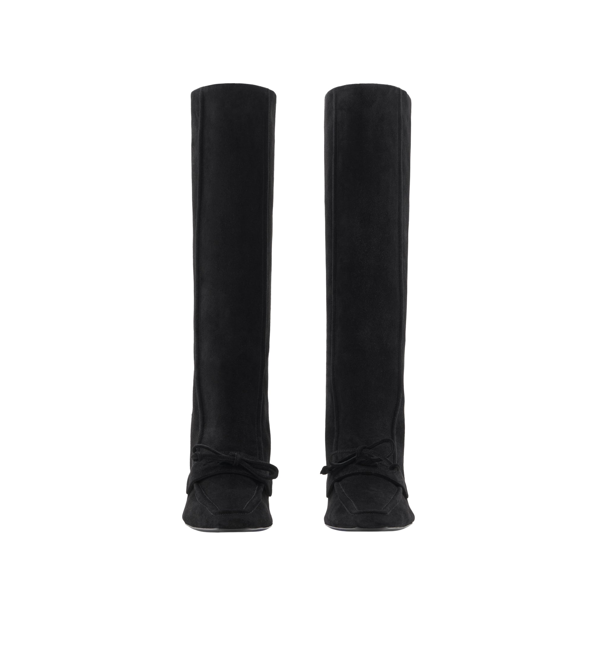 6 qty Bottes Storm en cuir velours - Black